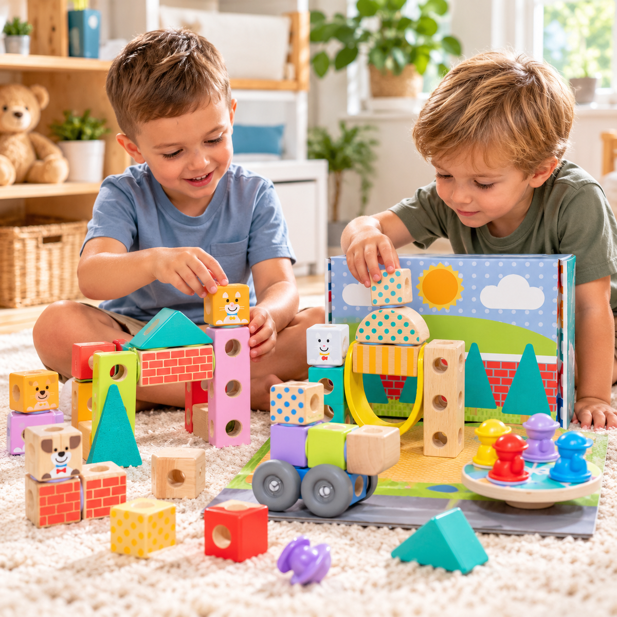 Build & Play Town Blocks