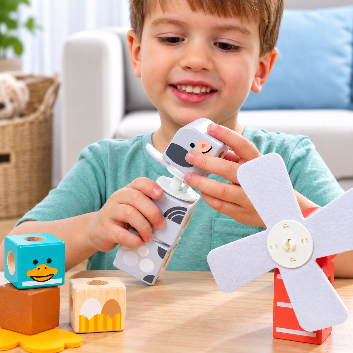 Farm Friends Connectable Blocks