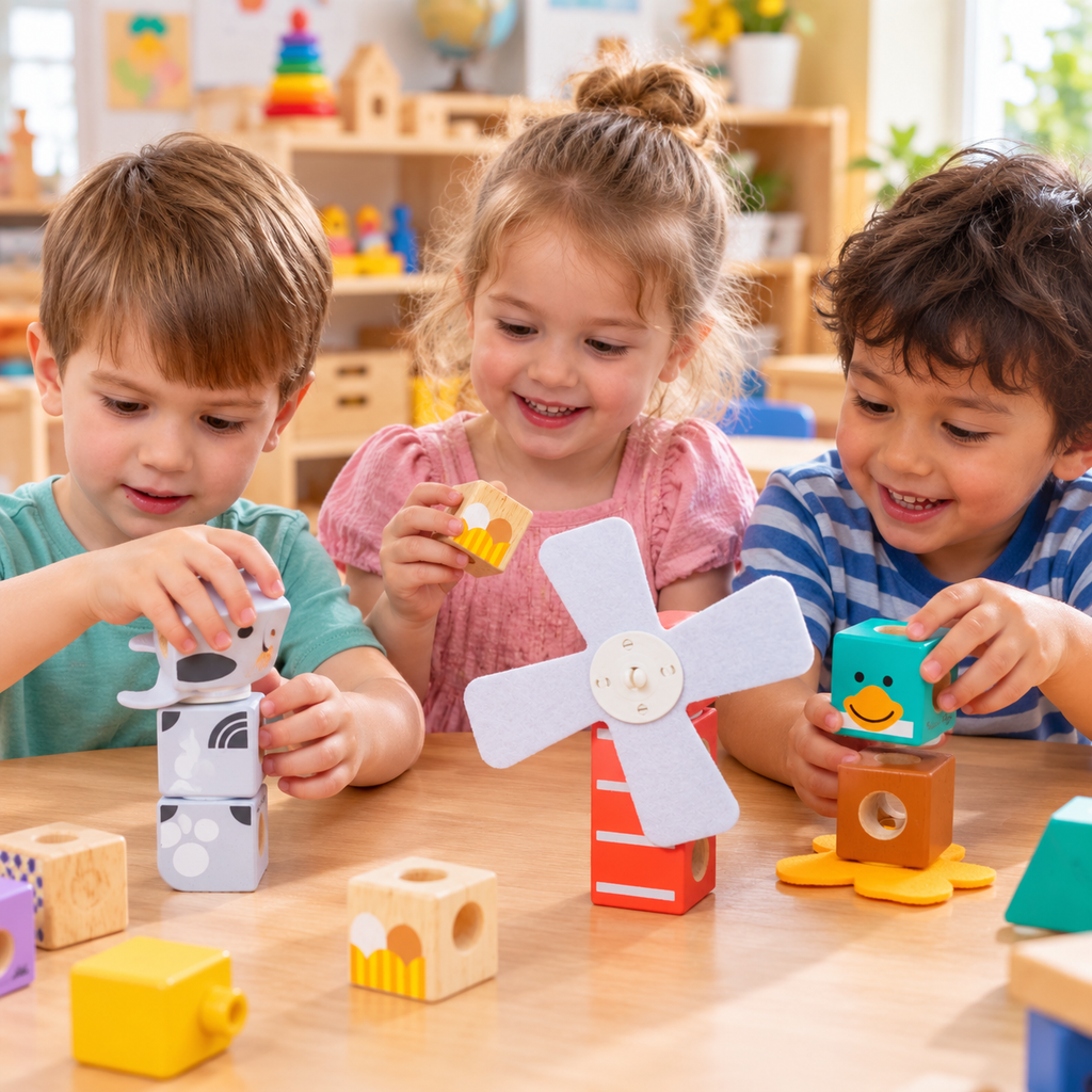 Farm Friends Connectable Blocks