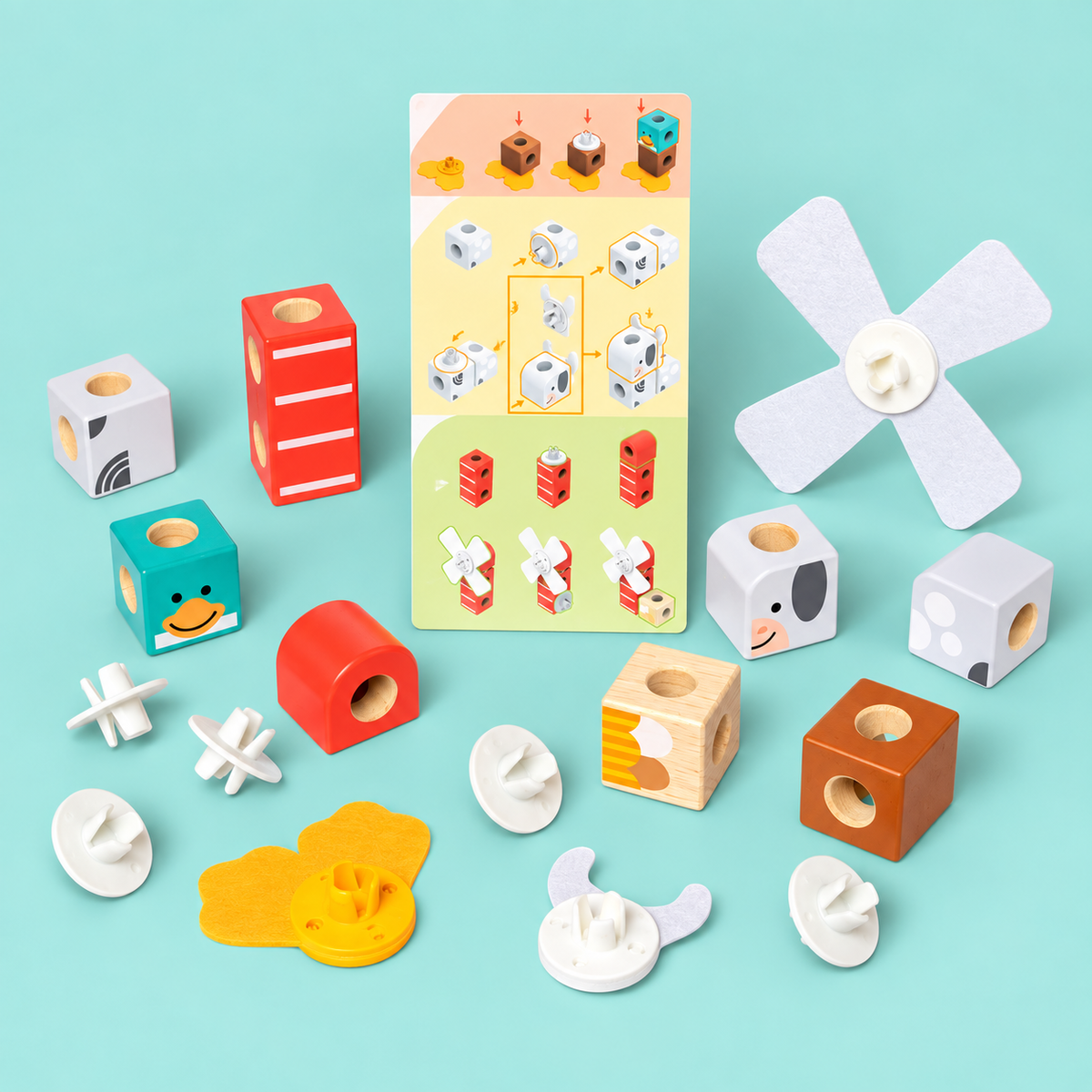 Farm Friends Connectable Blocks