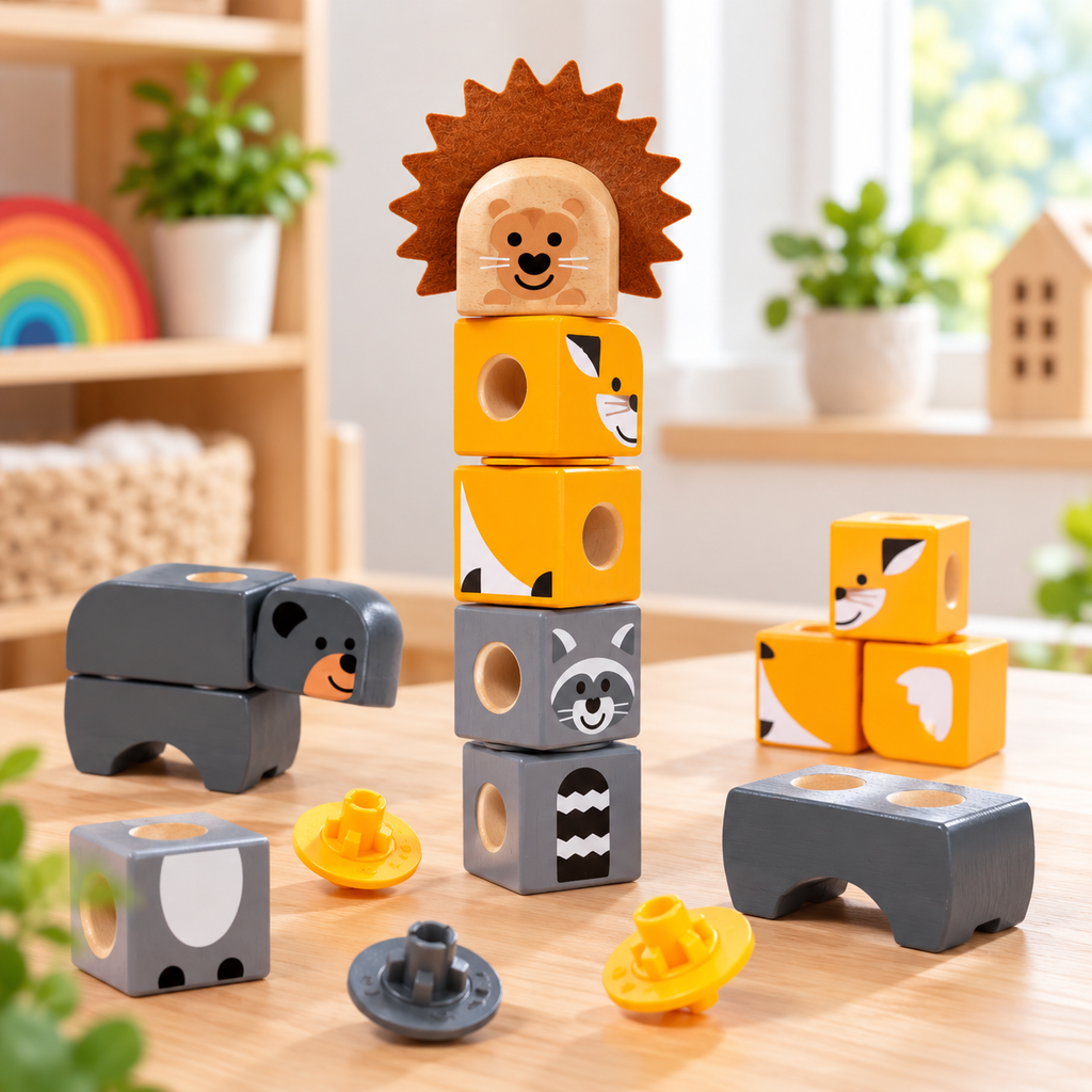 Woodland Friends Connectable Blocks