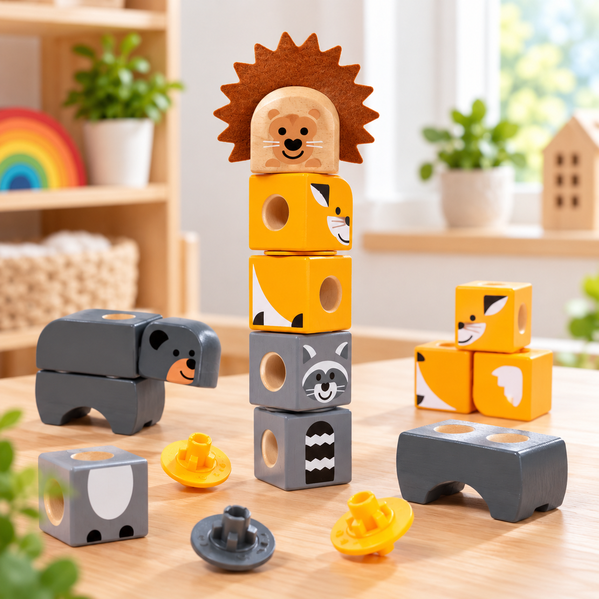 Woodland Friends Connectable Blocks
