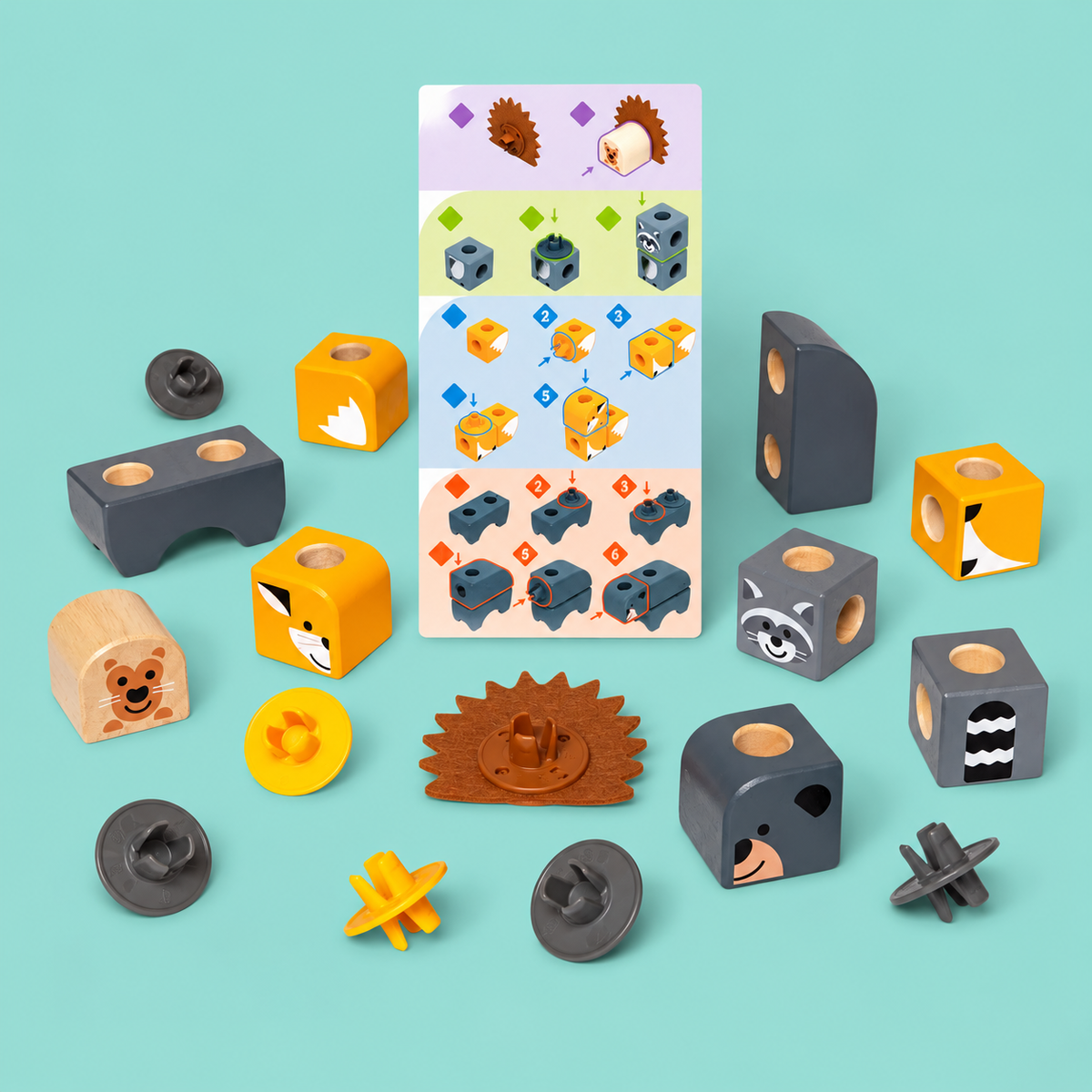 Woodland Friends Connectable Blocks